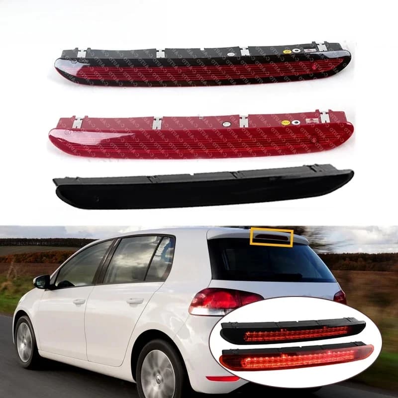 Troisième feux stop arrière LED, feu de freinage supplémentaire pour Volkswagen Golf 6 Golf 7 Mk6 Polo URA back 6R 2011-2017 5K0945087B