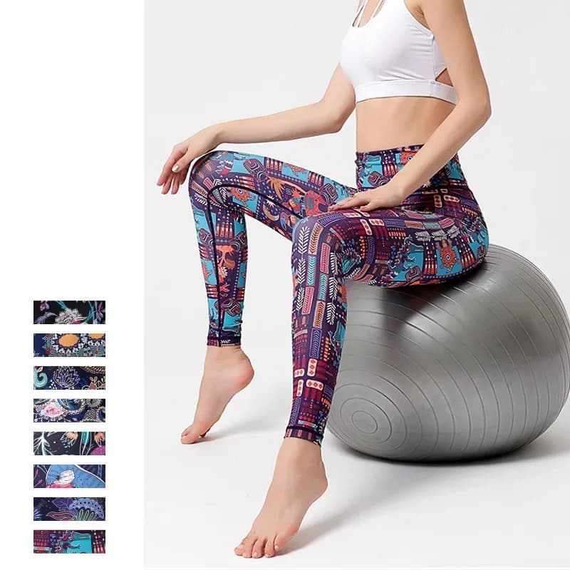 Cloud Hide – Leggings de sport imprimés pour femmes, pantalons de Yoga, de Fitness, de gymnastique, taille haute, collants longs, Sexy, de course, d'entraînement, grande taille