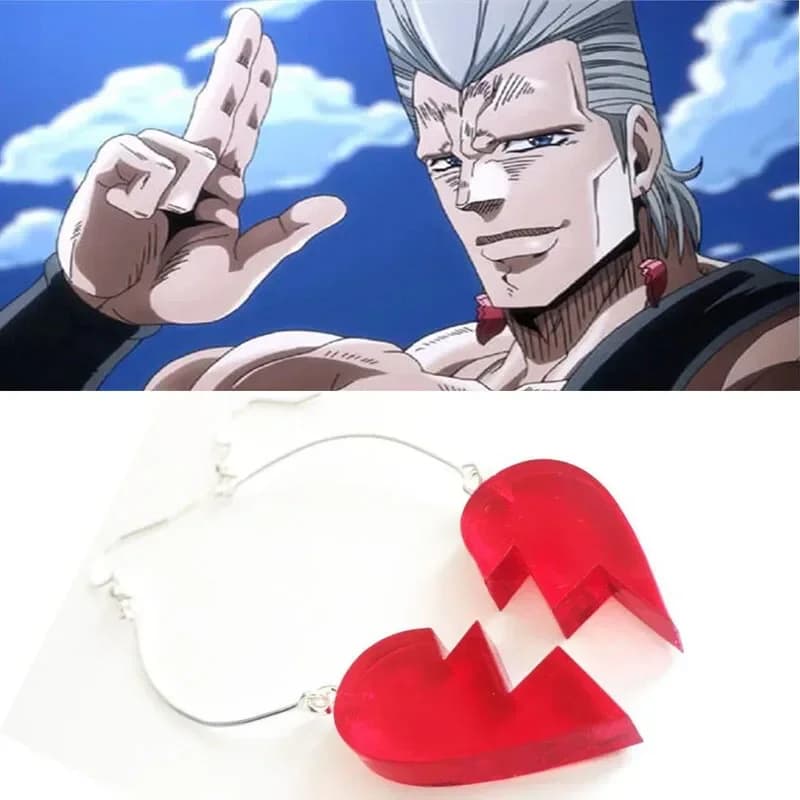 Anime JoJo's Jojo Bizarre Adventure Cosplay boucles d'oreilles Kujo Jotaro mode Halloween cadeaux de fête de noël pour petite amie boucle d'oreille