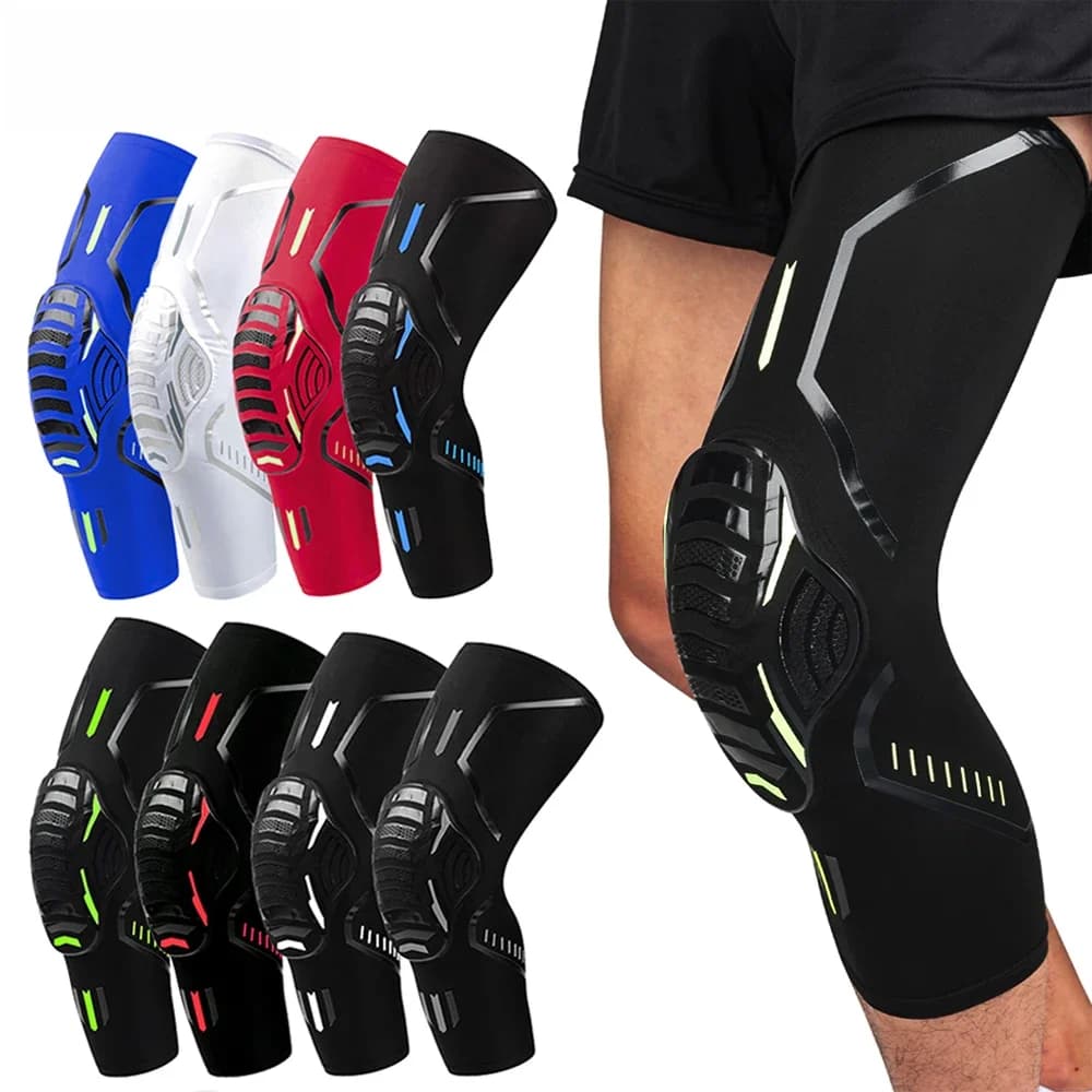 Genouillère de soutien antichoc pour Sport, 2 pièces/paire, attelle de coude, bras, jambe, manchon de Compression, basket-ball en plein air, Football, vélo, protecteur
