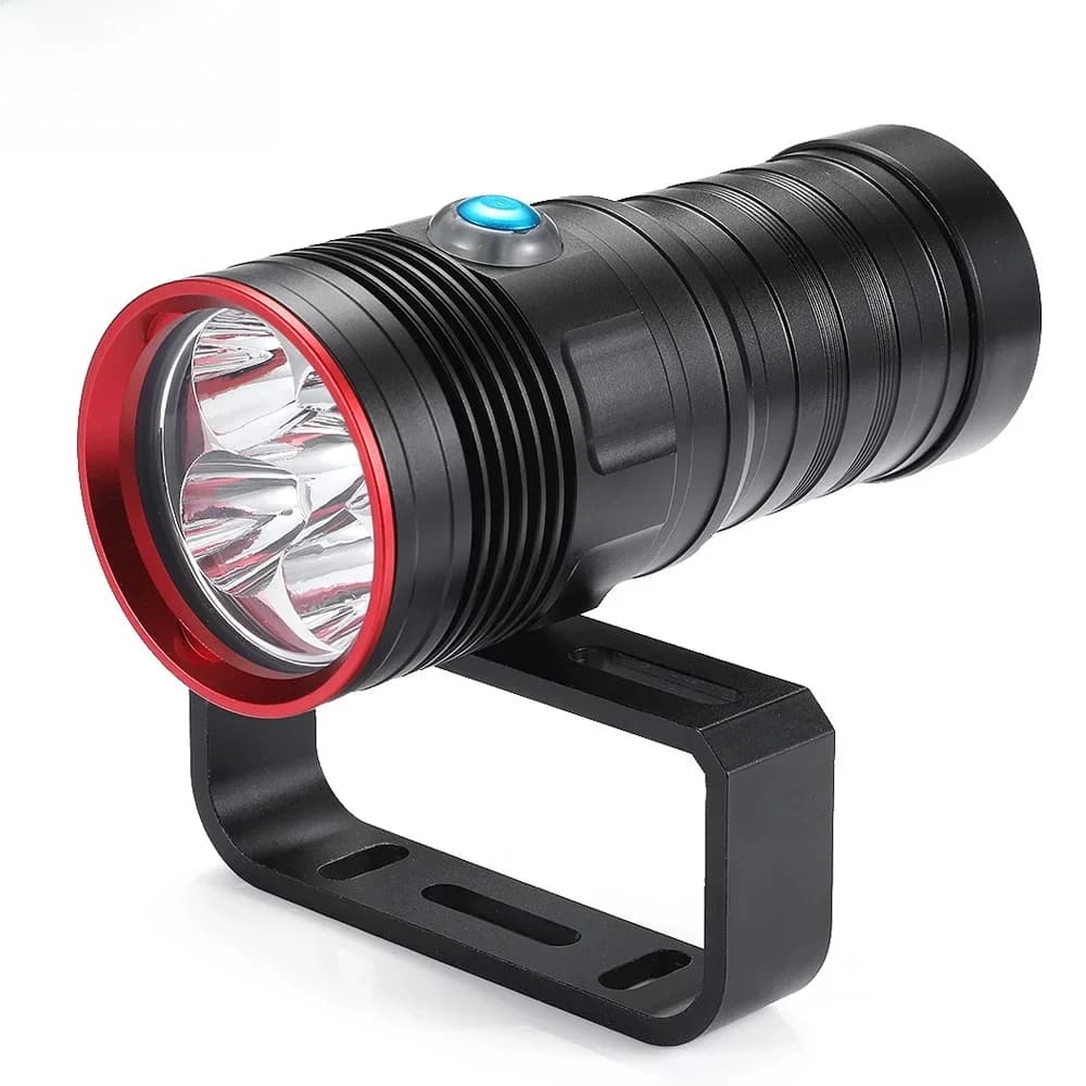 Lampe de poche L2 blanche/jaune à 5 lumières, sous-marine, puissante, tactique, étanche à 200M, pour la chasse et le Camping, nouveauté