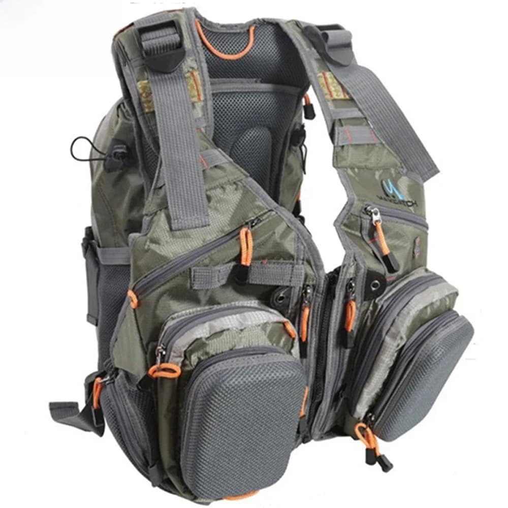 MAXIMUMCATCH-Sac à Dos de Pêche à la Mouche avec Poches Multifonctions, Taille Réglable