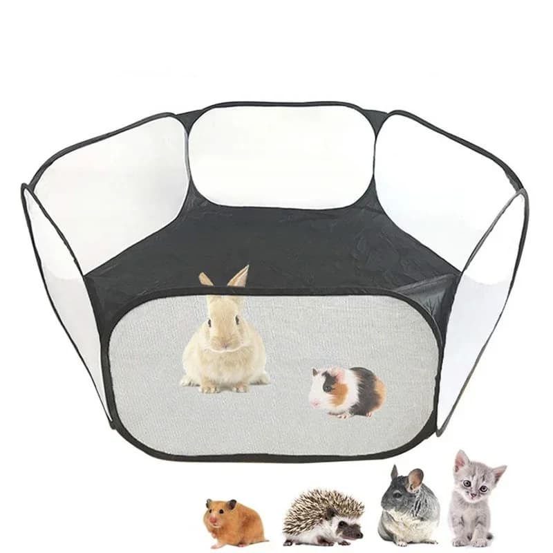 Cage Portable pour animaux de compagnie, tente, parc pliant, clôture pour Hamster, hérisson, petits animaux, respirant, chiot, chat, lapin, cochon d'inde