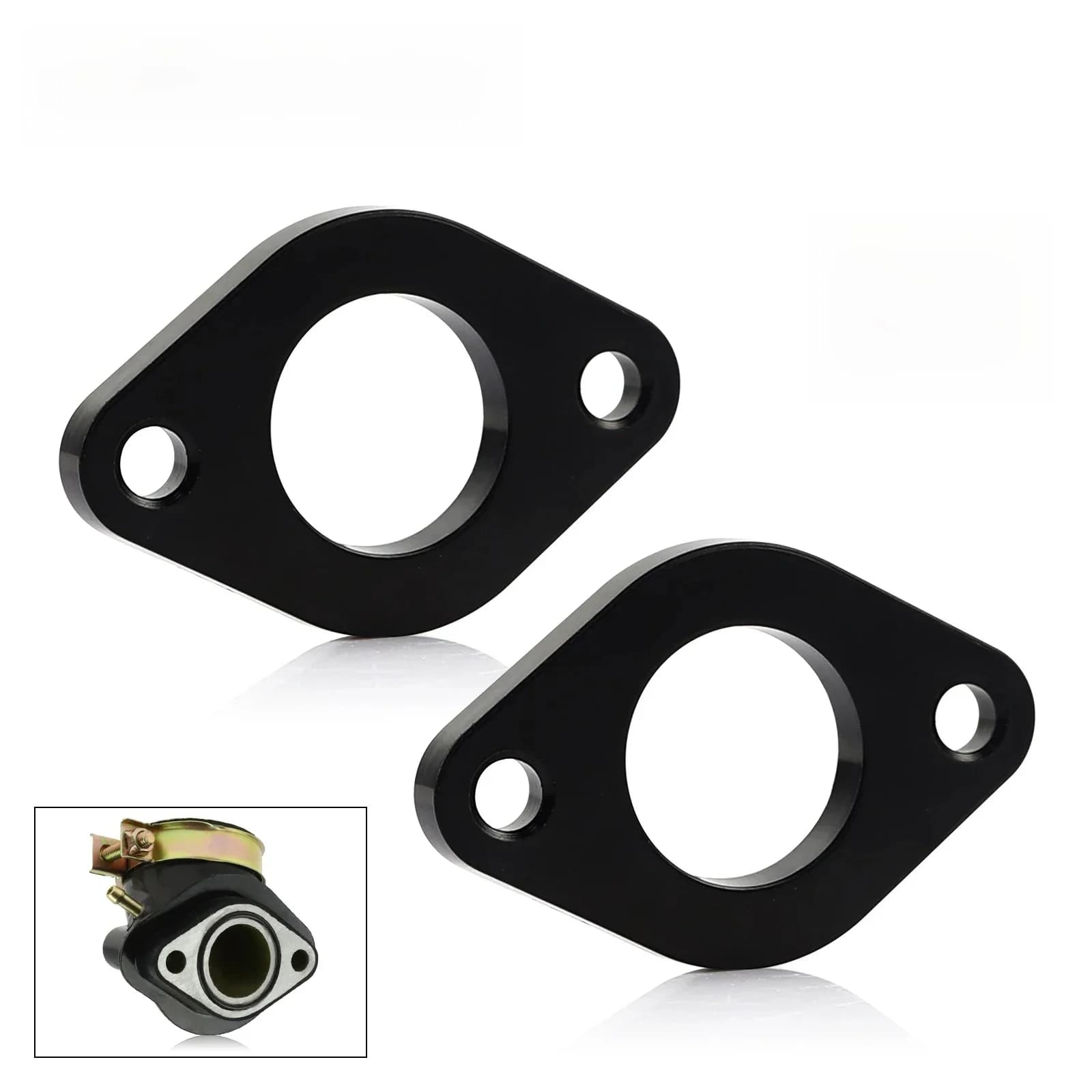 Isolateur d'espacement de joint de collecteur d'admission, 2 paquets, pour moteurs ZNEN 4 temps 125cc 150cc GY6 4 temps QMI152 QMI157 GY6B 4 temps Taotao