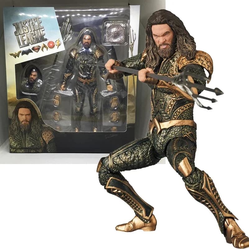 Mafex-Figurine d'action Aquaman, Jouets cadeaux, 16cm, 061