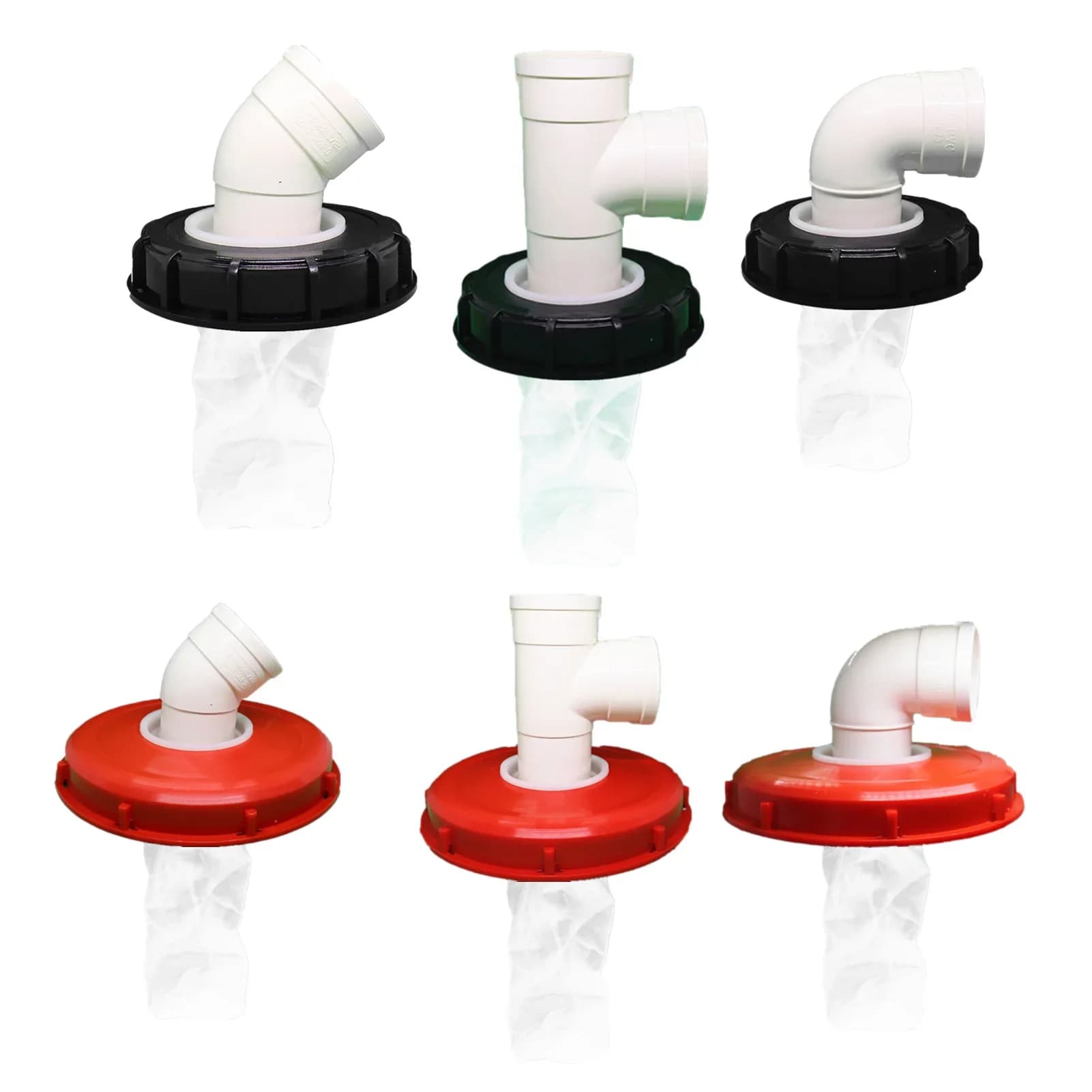 Couvercle de baril à souder IBC avec filtre, couvercle en plastique durable, trou d'aération, extérieur
