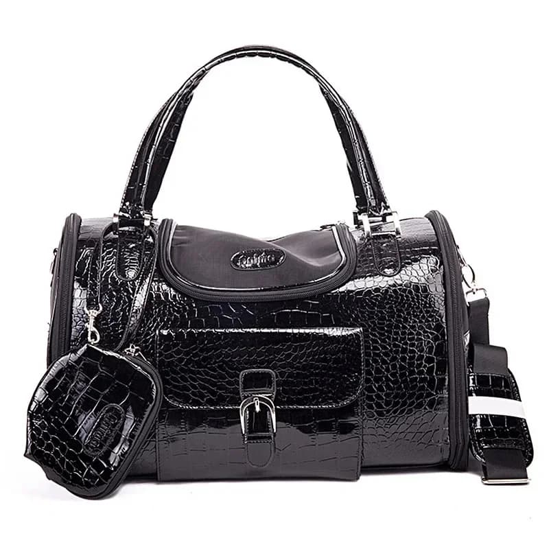 Sac de transport Portable pour animaux de compagnie, chat, chien, avec sac à main, voyage en cuir, petit chien, Chihuahua, Teddy, sac de transport