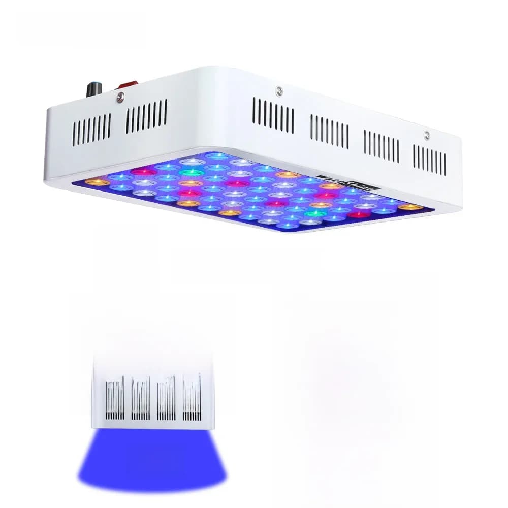 Lumières LED pour Aquarium 180W 140W, lumière pour Aquarium d'eau douce et salée, récif marin, décoration d'éclairage en corail