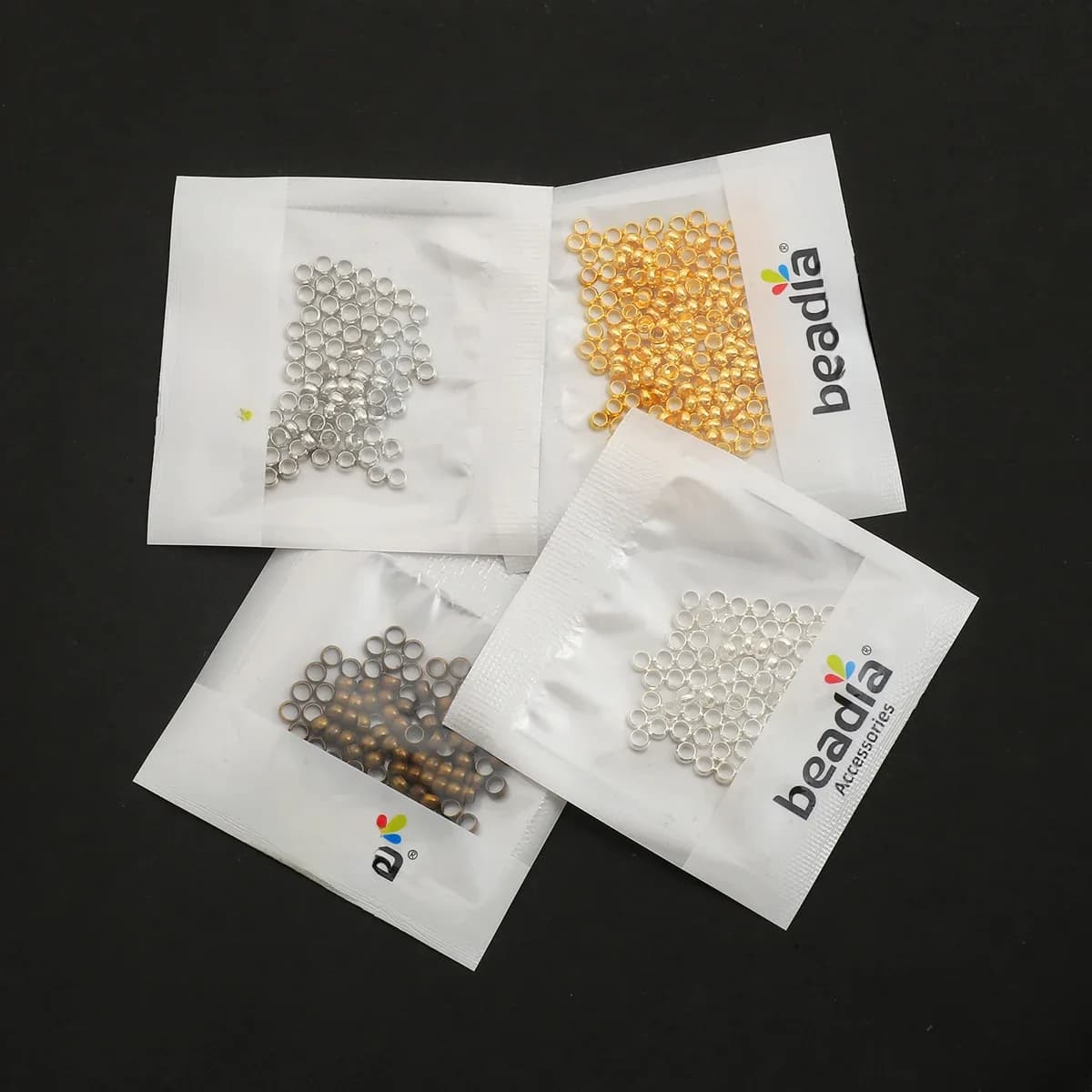 Fermoirs en boule de cuivre CriAJEnd, bouchon de position, perles d'espacement, bijoux à bricoler soi-même, résultats exécutifs, fournitures de bracelets, 100-500 pièces, 1.5-4mm