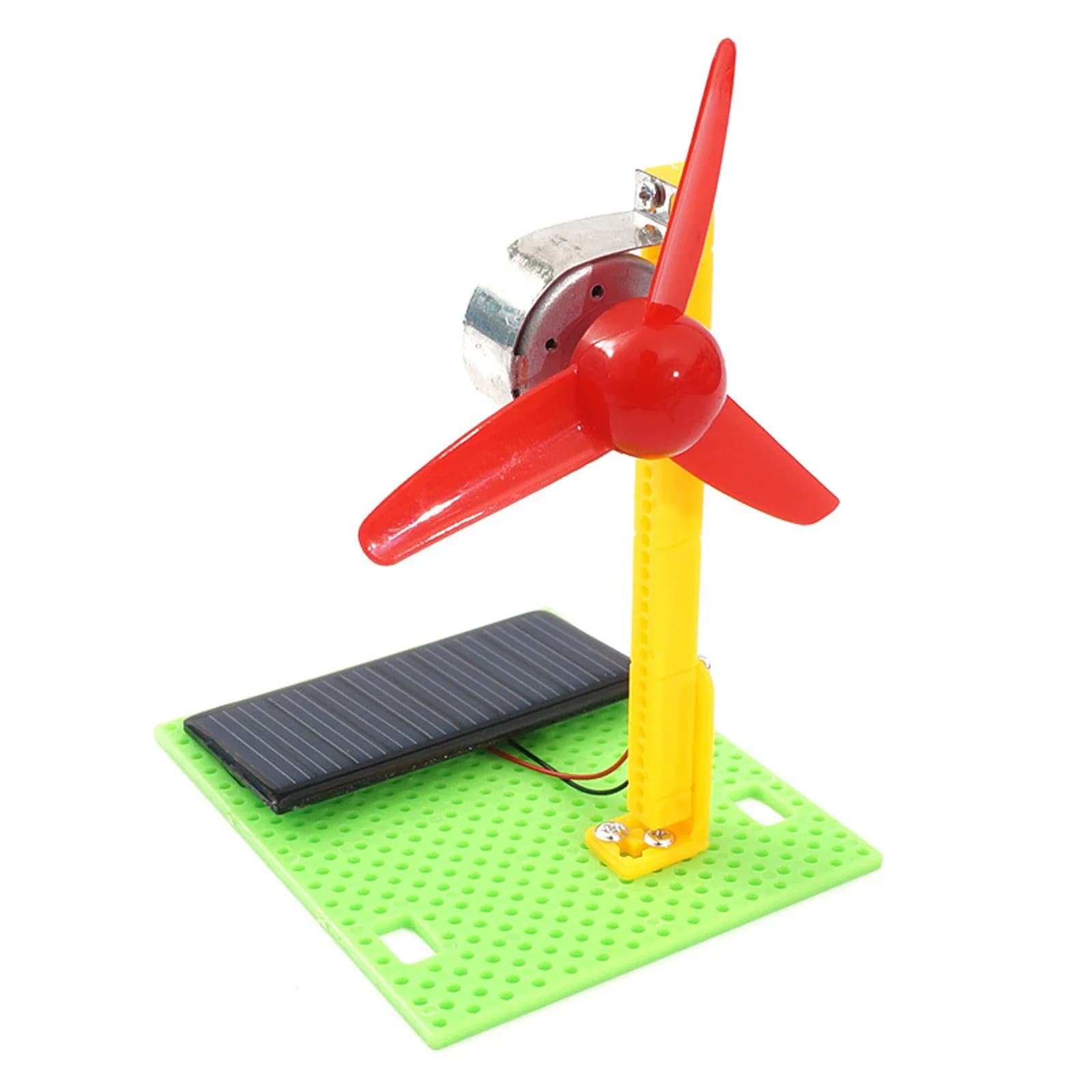 Bricolage nouveaux ventilateurs électriques à énergie solaire Kit de dispositif de Circuit de moteur de physique jouet scientifique éducatif expérience physique projet cadeau