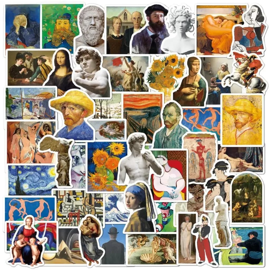 Autocollants de travail d'artiste du monde pour enfants, autocollant esthétique FC, bagage de voyage bricolage, réfrigérateur, ordinateur portable, graffiti cool, décalcomanie, 10 pièces, 30 pièces,