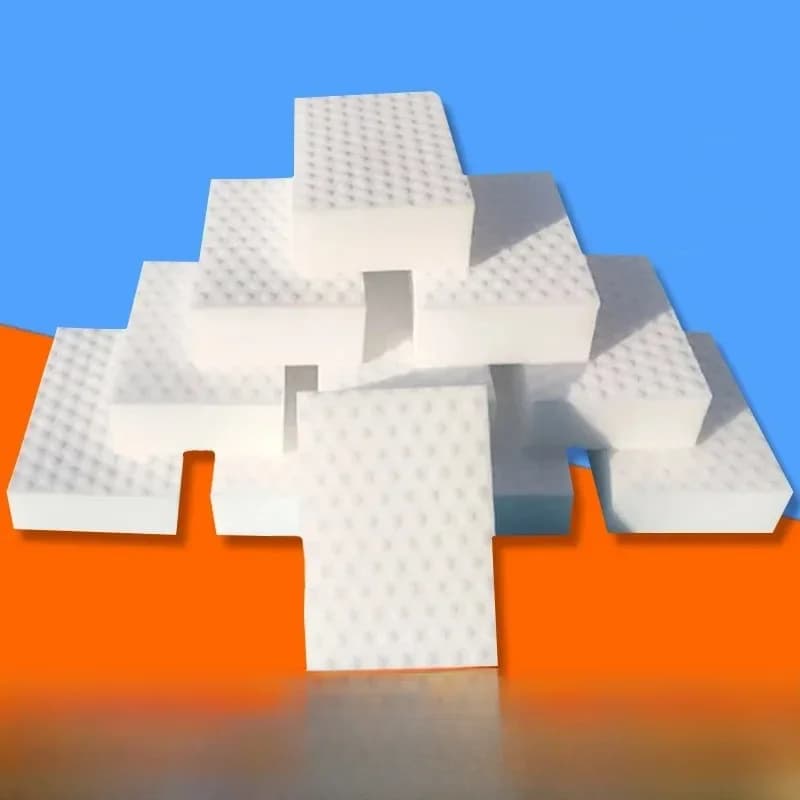 10/20 pièces éponge magique compressée haute densité 10x7x3cm cuisine salle de bains enlever la saleté taches d'huile lingette de nettoyage Flexible lavée
