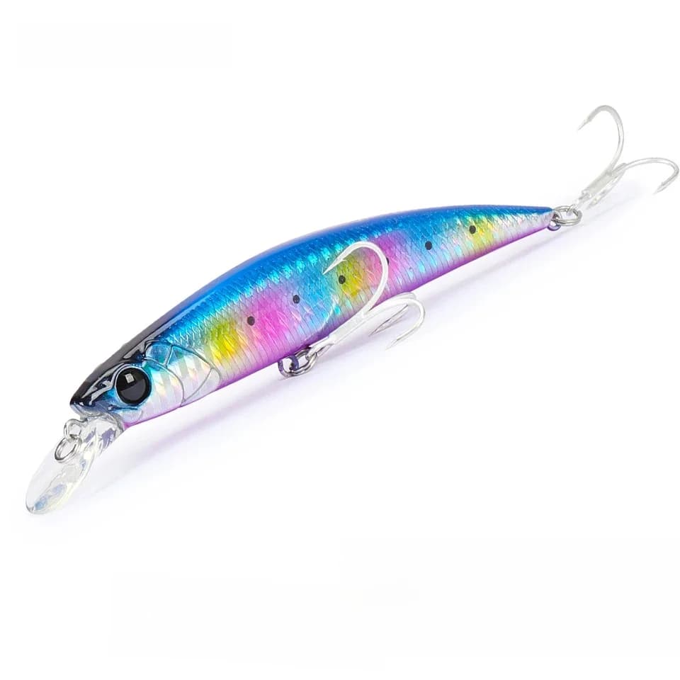 TSURINOYA 110S Sinking Minnow DW77 110mm 22g Leurre Artificiel Dur pour Pêche en Mer, Truite, Brochet, Seabass - Jerkbait Wobble