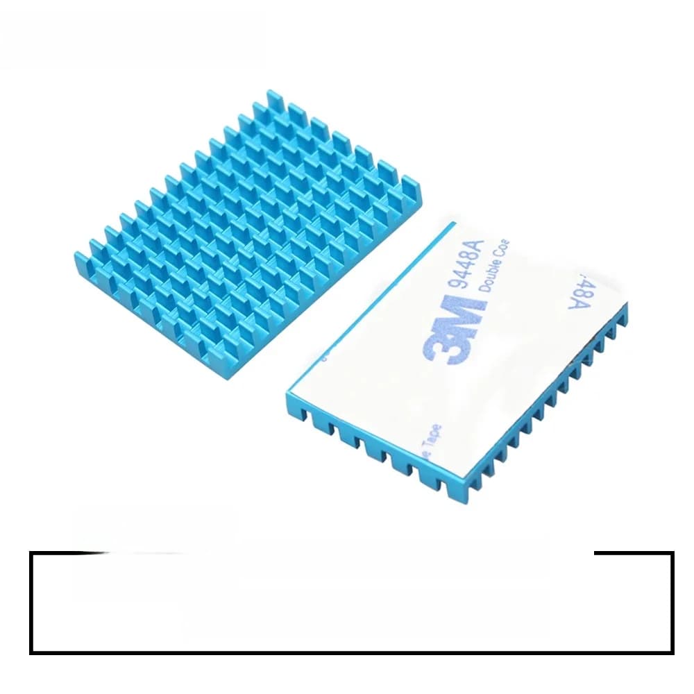 Puce dissipateur de chaleur en aluminium, profil bleu, 40mm 4cm 30*40*5mm, 10 pièces, carte PCB de mémoire de routeur CPU IC électronique