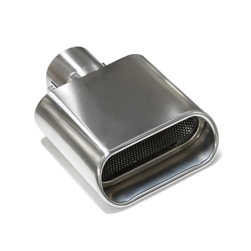 1 pièce, embout de silencieux de voiture en acier inoxydable, embout d'échappement universel carré, tuyau d'échappement pour voiture, embout d'échappement arrière.