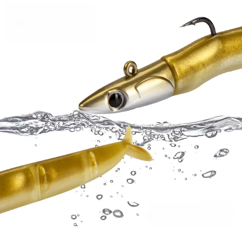 Hunthouse Barre T. Minnow leurres de pêche souples 105/115/124mm appâts gabarit appât bar brochet thon dauphin poisson bar GT Sanmartiño