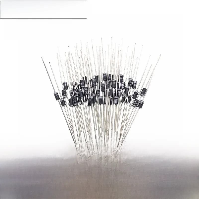 100 PCS/LOT 1N5819 IN5819 5819 N5819 1A 40 V DO41 Diode redresseur de haute qualité D-41 DIP nouveau Original