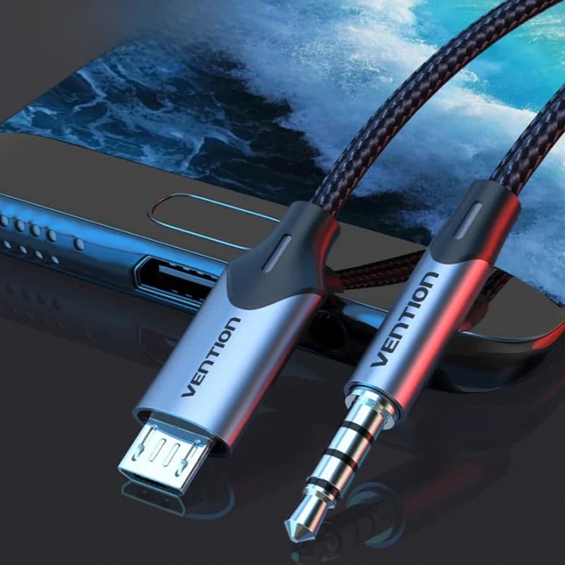 Vention – câble Audio Micro USB vers 3.5mm, pour carte son Hi-Fi, Microphone, karaoké, adaptateur Jack 3.5 pour téléphone Samsung Xiaomi Android