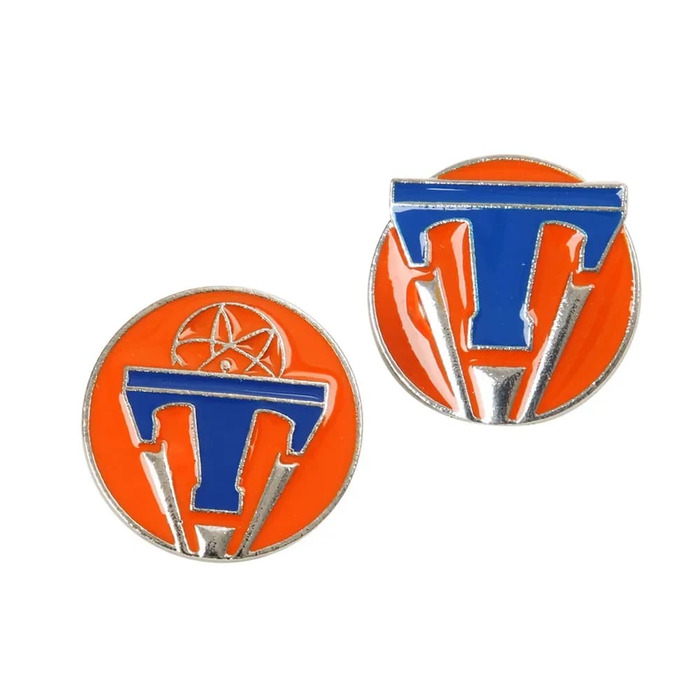 2 pièces/ensemble Tomorrowland Maxi film bijoux broches rondes Badges broches haute qualité Badge broche avec revers en émail