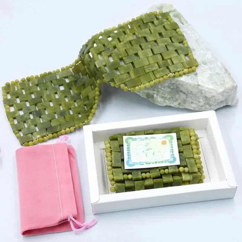 Rouleau de massage pour les yeux en pierre naturelle, accessoire de thérapie par le froid, relaxation des yeux, massage facial, outils de sommeil