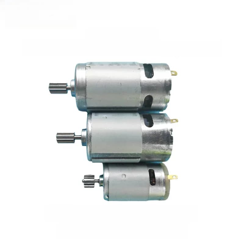 10 dents RS380 RS390 RS550 RS570 RS555 6V 12V 24V haute vitesse pour enfants électrique monter sur voiture moteur de direction moteur