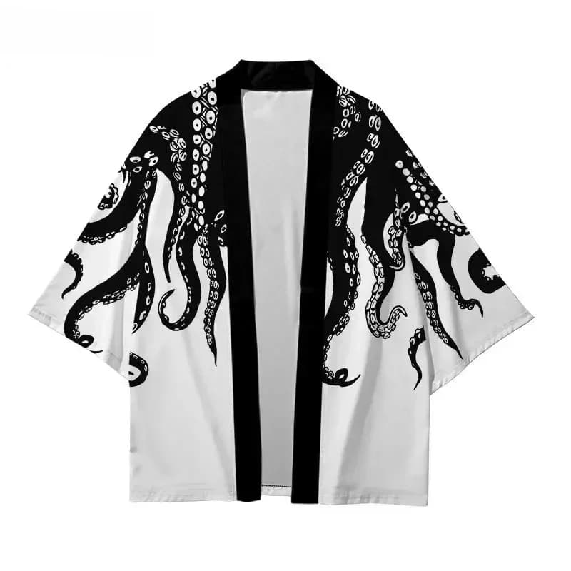 Grande taille XXS-6XL imprimé animal adt japonais Streetwear Cardigan femmes hommes Harajuku Haori Kimono Cosplay Top chemises entreMiMi