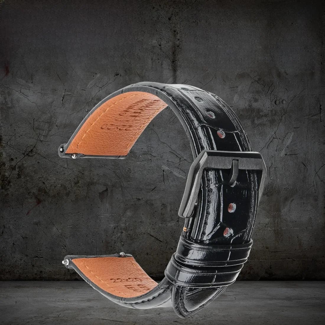 Bracelet de montre à dégagement rapide pour montre intelligente HUAWEI GT 2 Pro Amazfit GTR Samsung Galaxy montre Active 2 bracelet de montre en cuir véritable