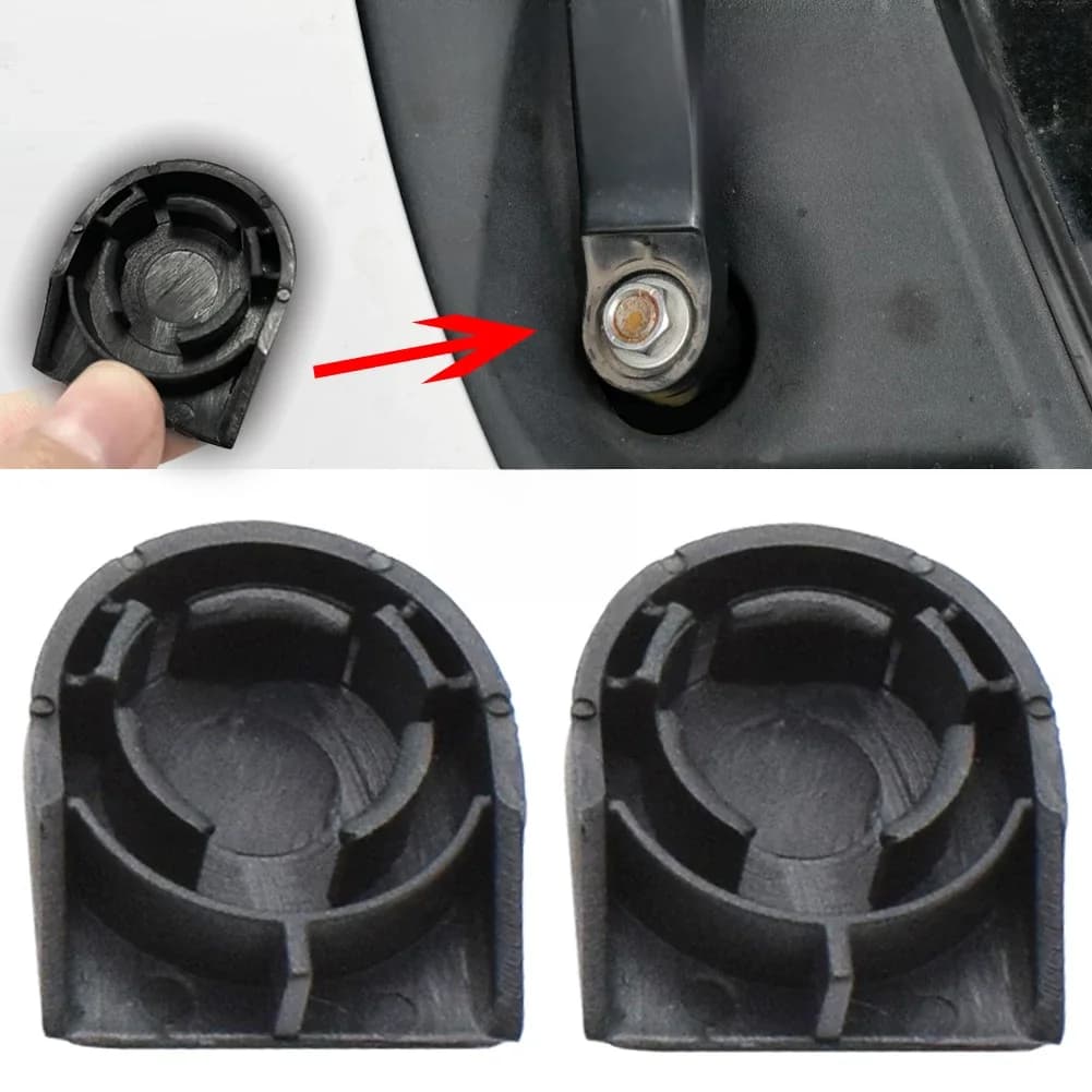 Apktnka 2X couvercle de boulon de capuchon d'écrou de bras d'essuie-glace avant pour Toyota Corolla E150 E160 Verso Yaris Auris accessoires de voiture