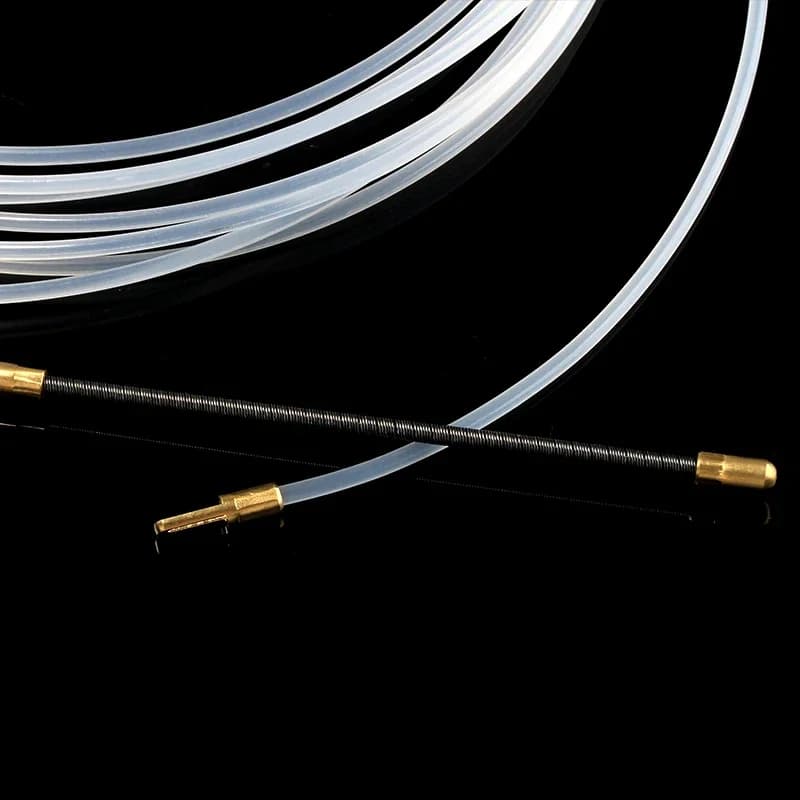 Extracteur de câble électrique en nylon, dispositif de guidage blanc, extracteurs de câble, conduit, salle, Rodder, ruban de poisson, fil, 5m, 10 m, 15m, 3mm, 1PC