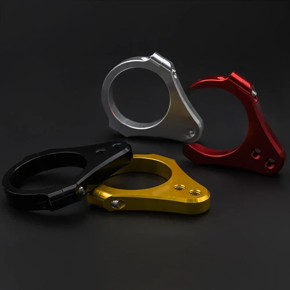 Support d'amortisseur de direction universel 31-54mm, Support de pince de fourche pour moto de course, moto de rue, ATV, Scooter électrique