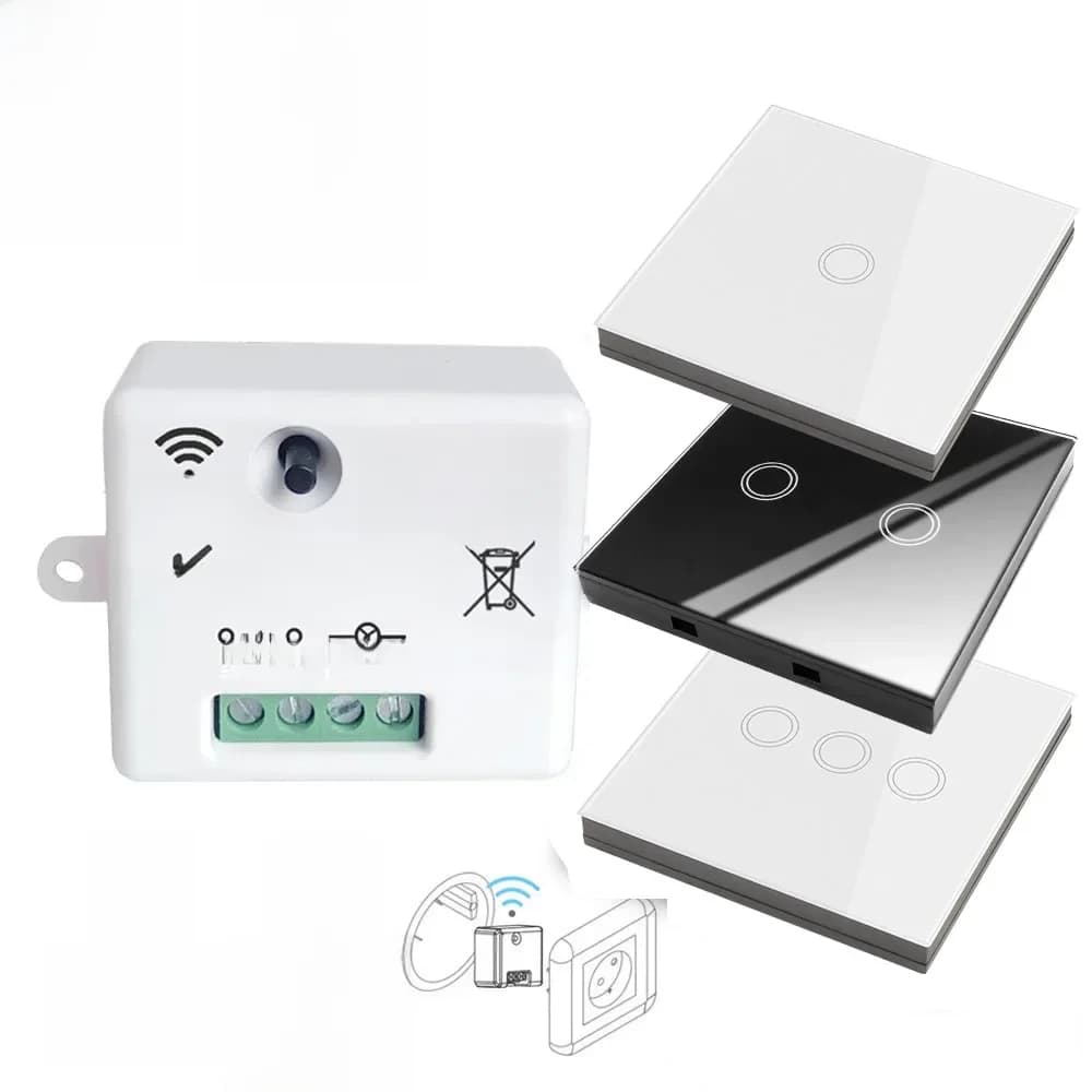 Mini interrupteur connecté wifi minuterie interrupteur de panneau mural RF 220V contrôleur Tuya Smart Life APP contrôle fonctionne avec Alexa pour appareil ménager
