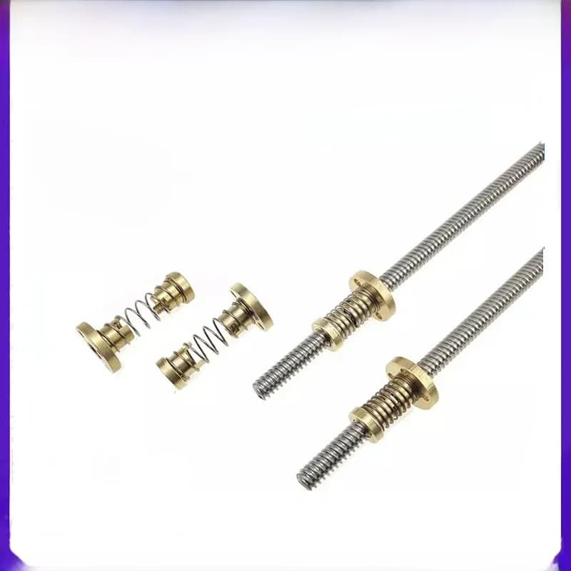 Écrou d'élimination de dédouanement pour moteur pas à pas de type T, assemblage de vis sans fin, T8, 8mm, L = 100mm, 200mm, 300mm, 600mm, imprimante 3D CNC, 1PC