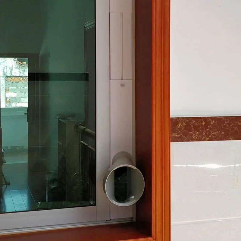 Kit de fenêtre réglable pour la maison, connecteur de tube de tuyau d'accès à la plaque, déflecteur de bancs de climatiseur portable
