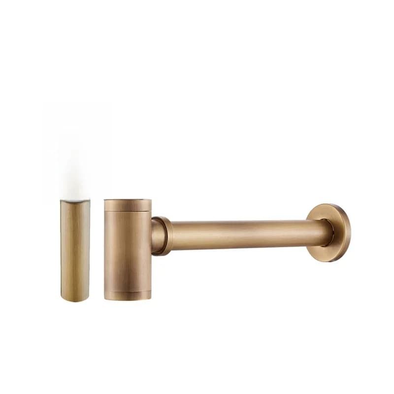 Ensemble de bouchons de filtre Pop-Up pour lavabo de salle de bain, Drain de bouteille, Siphon cheval noir, accessoires de rénovation