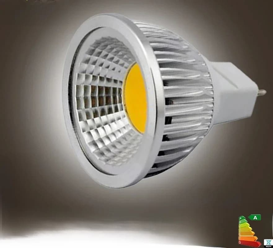 1X Lampada Led haute puissance MR16 Cob 6 W 9 W 12 W Led Cob projecteur blanc froid MR16 GU 5.3 GU10 12 V/110 V/ 220 V lampe