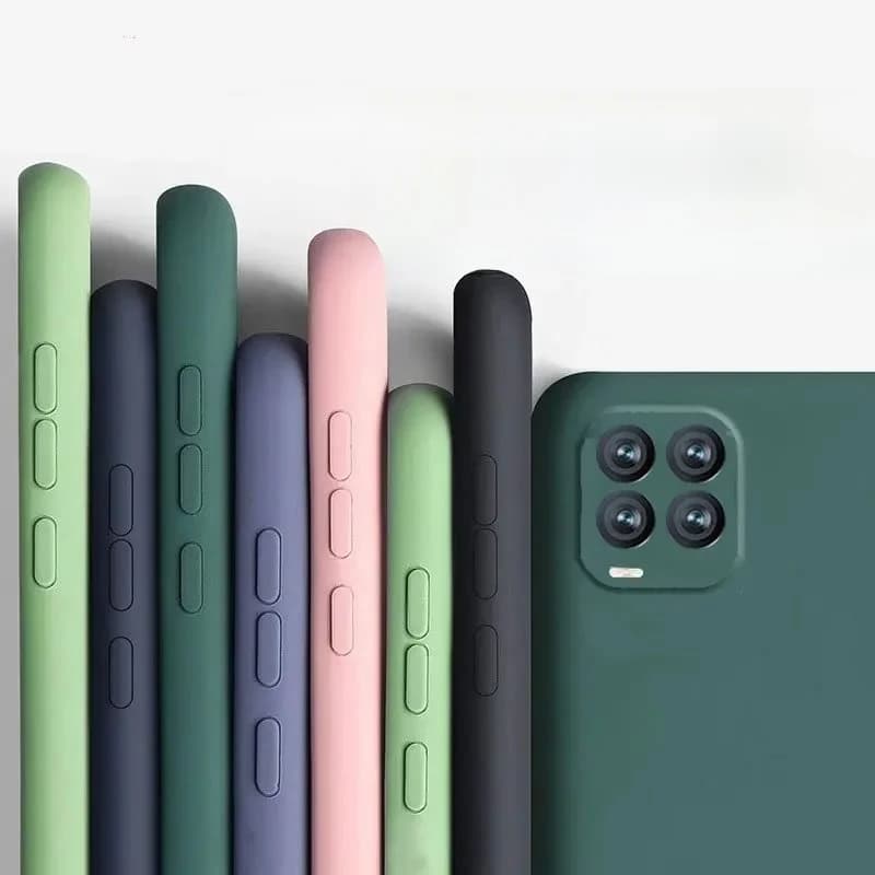 Coque pour Realme 8 Pro, Realme 10, 8, 9 Pro Plus, 9i, 8i, C55, C35, C30, Narzo 50, Funda Capa, coque en silicone liquide souple