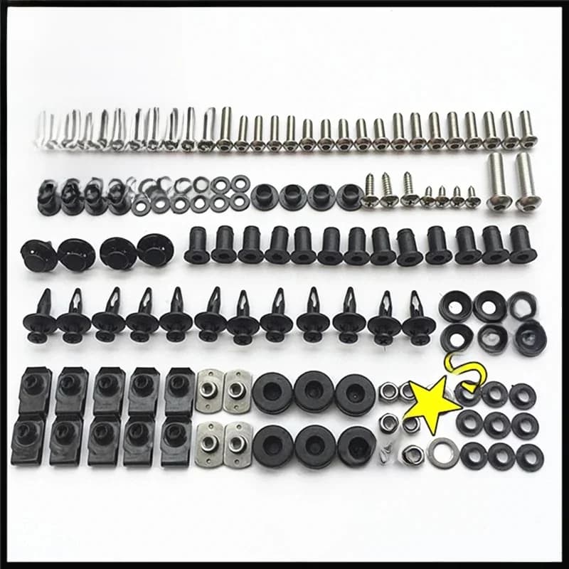 Kit complet de fixation à vis et boulon de carénage, pour SUZUKI SV650 SV650S SV 650 650S 2003 2004 2005 2006 2007 2008 2009 2010 2011