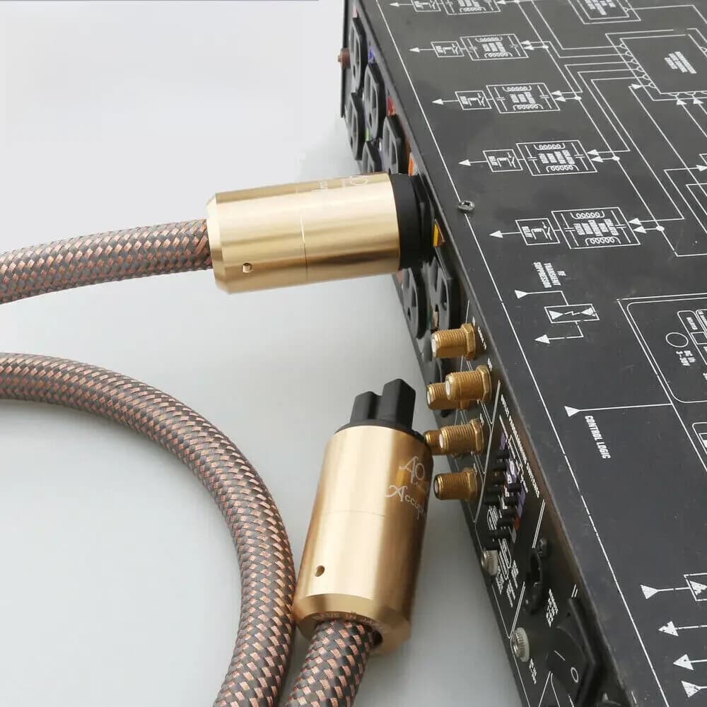 Câble d'alimentation HiFi, cordon d'alimentation OFC de haute pureté avec prise Standard ue/US pour amplificateur, lecteur CD DA