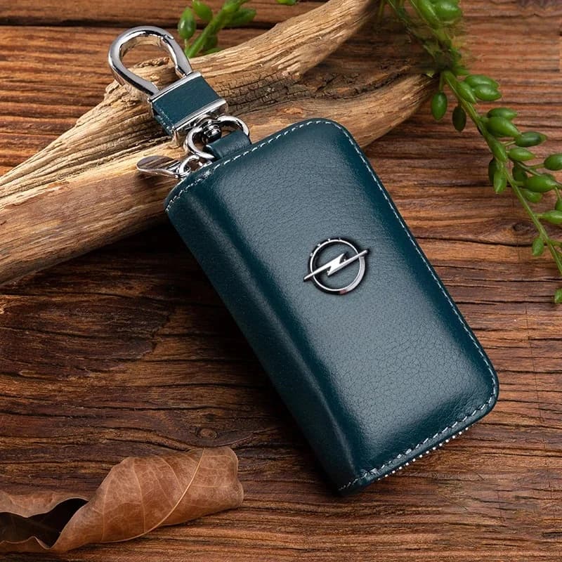 Housse de clé de voiture en cuir avec logo, 1 pièce, pour Benz BMW Audi VW Nissan Toyota Lexus Hyundai Skoda KIA Renault Mitsubishi 2021