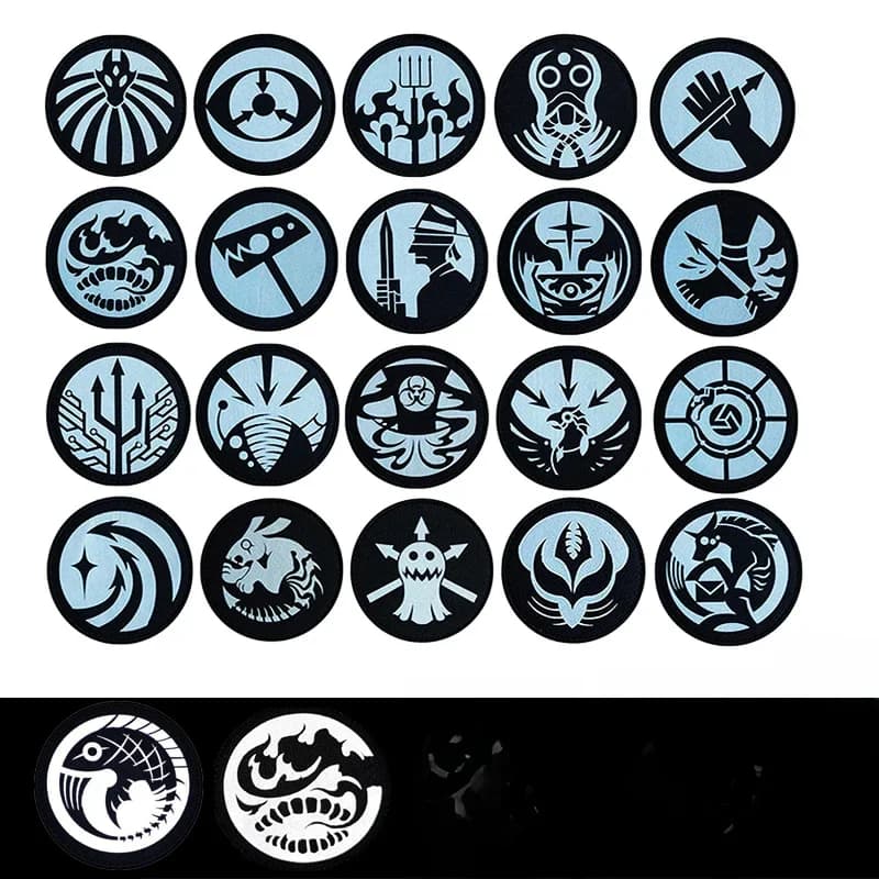 SCP Foundation – Patch lumineux réfléchissant IR, Badge de brassard, embellissement des appliques, accessoire EDC, patchs de jeu tactique militaire