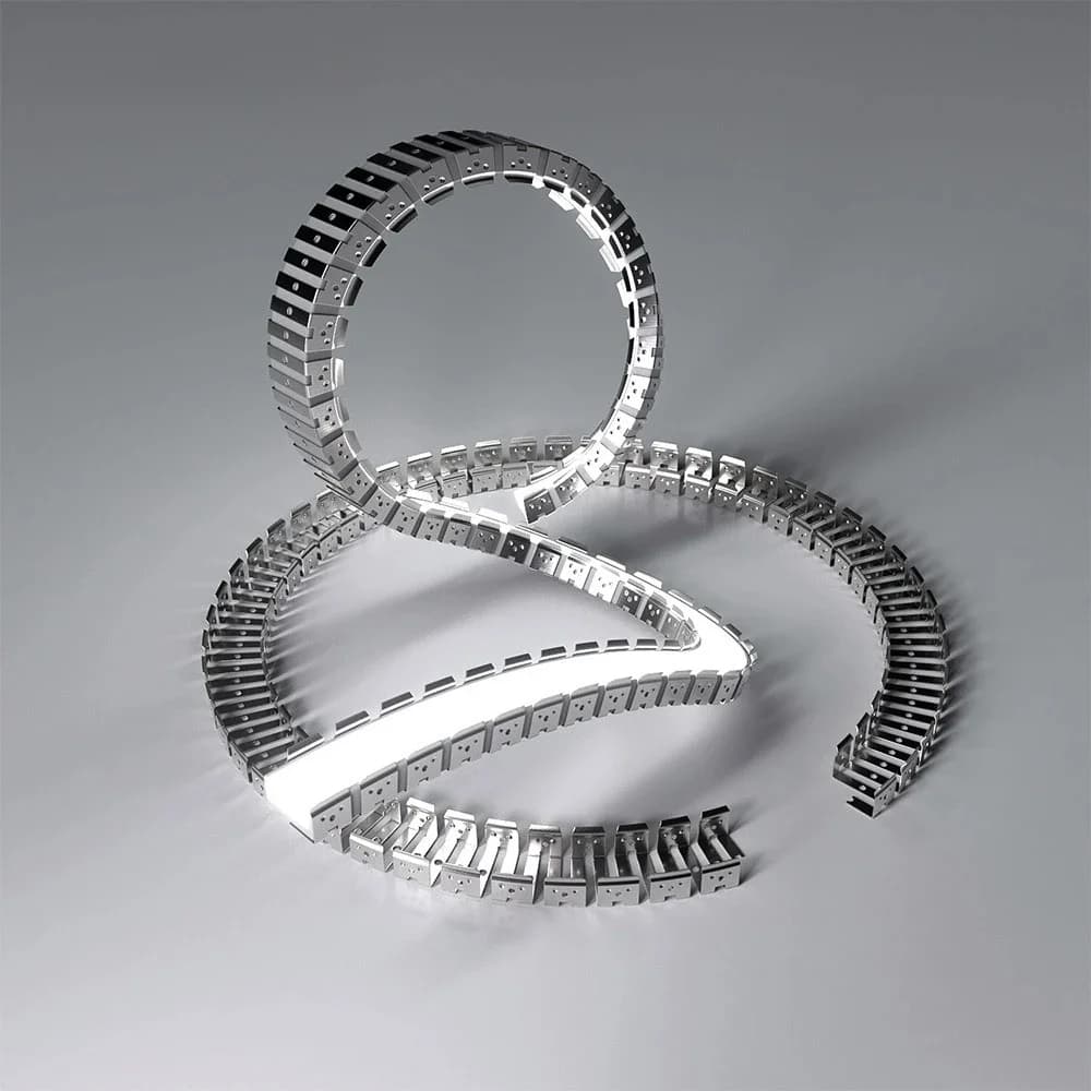 Modules de bande néon LED en acier inoxydable, 1m-5m de long, tube en silicone flexible, clip monté, raccord de support de lumière linéaire