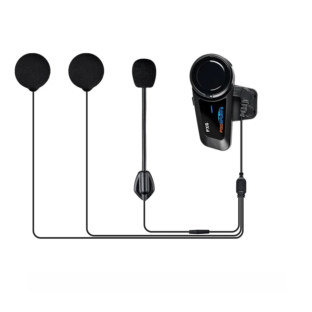Microphone rigide et souple pour casque de moto Fodsports FX6, pièces d'interphone Bluetooth, accessoires pour interphone FX6 FX6S