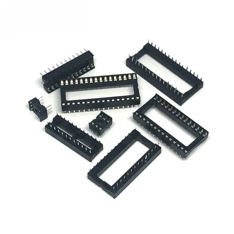 10 pièces prises IC DIP6 DIP8 DIP14 DIP16 DIP18 DIP20 DIP28 DIP40 broches connecteur DIP prise 6 8 14 16 18 20 24 28 40 broches