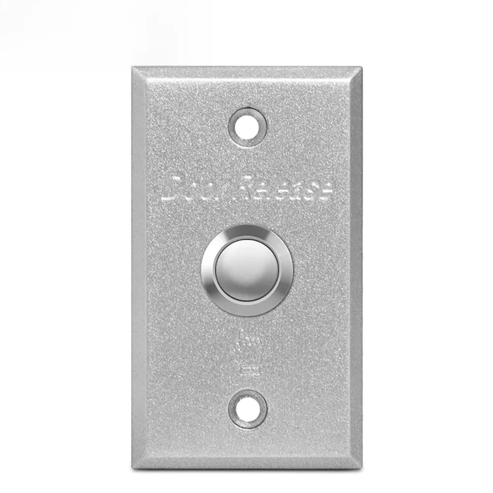 Bouton-poussoir en alliage d'aluminium 86*50mm, bouton de sortie pour déverrouillage de porte, contrôle d'accès, ouvre-porte de portail