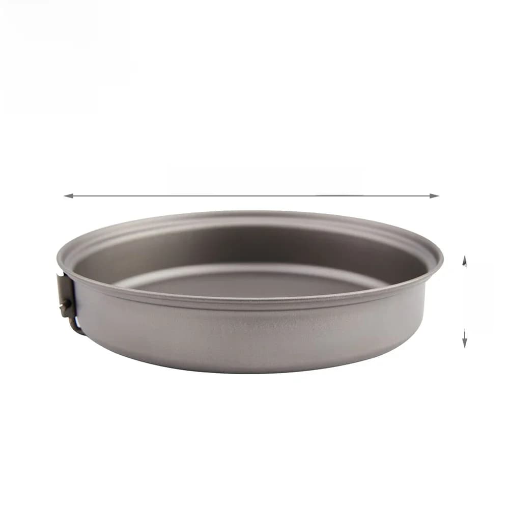 TOAKS OUS ANIUM FRYING PAN-115, Équipement de camping en plein air, Équipement léger pour pique-nique, PAN-130, PAN-145