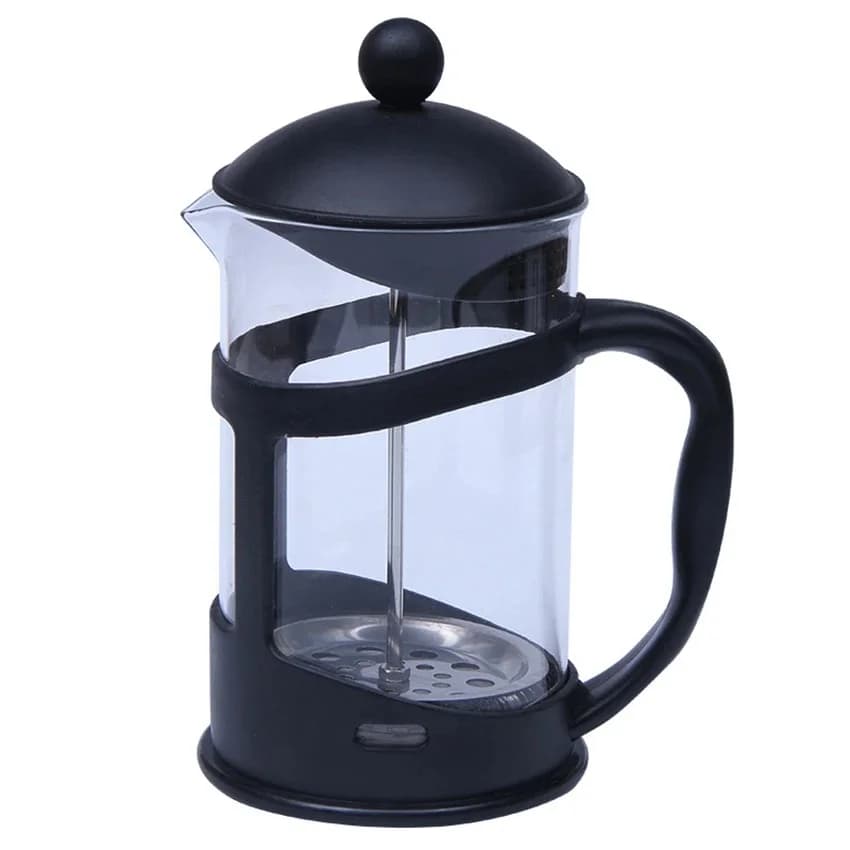 Presse à café 350/600/800ml, presse française en acier inoxydable 304 avec 3 écrans filtrants, cafetière en verre Borosilicate