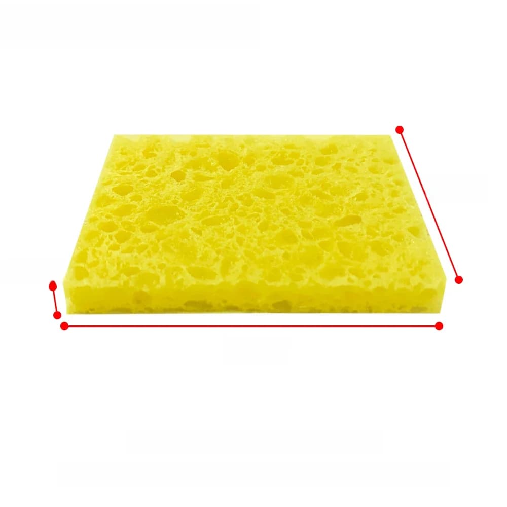 Éponge de nettoyage pour pointes de fer à souder, nettoyeur d'éponge de condens durable à haute température pour pointes de soudage, outil de nettoyage