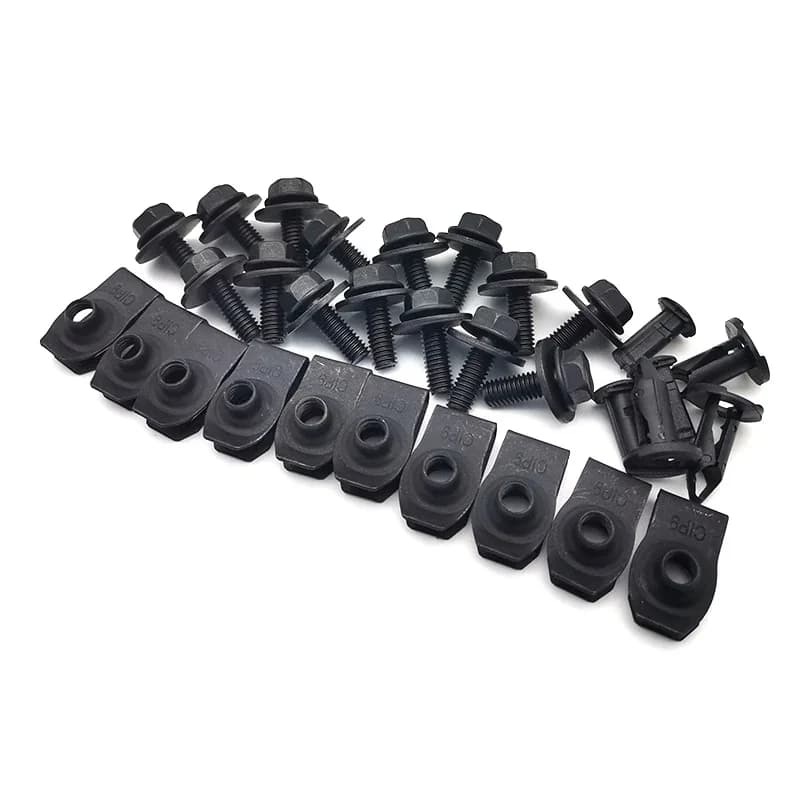 Kit de boulons de carrosserie de voiture, 28 pièces, kit de Rivets de pare-chocs pour Nissan 350z 370z Infiniti G35 G37 FX35 FX45