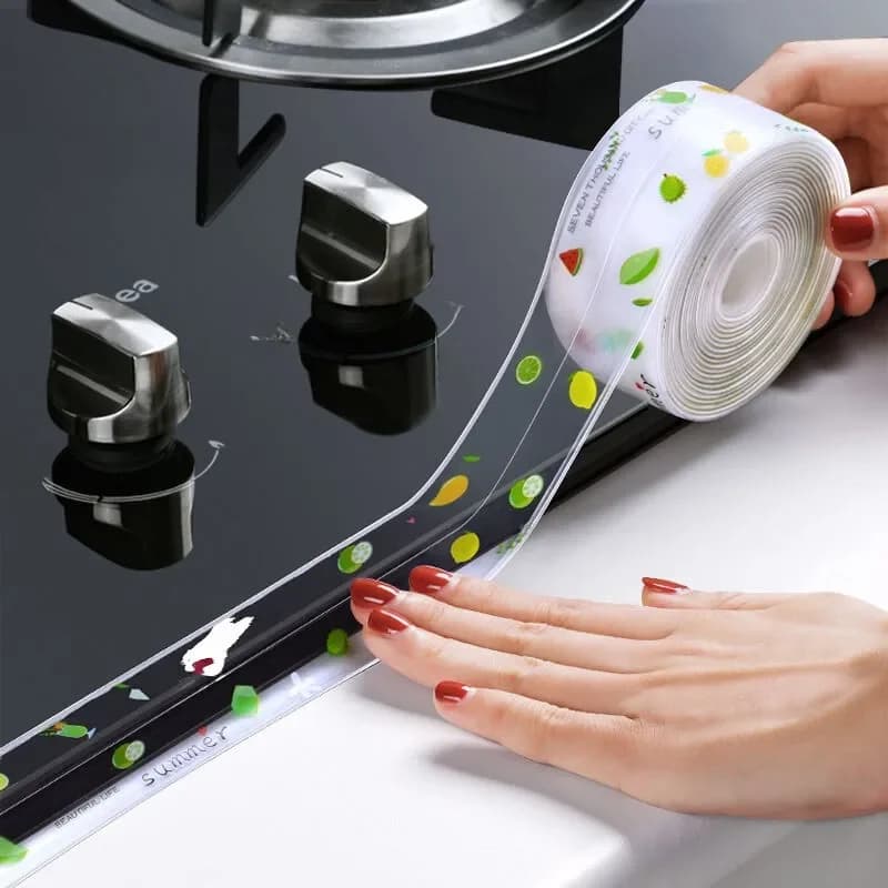 Bande d'étanchéité étanche pour évier de salle de bains, 3.2M x 3.8CM, bande auto-adhésive en PVC, autocollants muraux anti-moisissure pour cuisine, cuisinière, espace de toilette