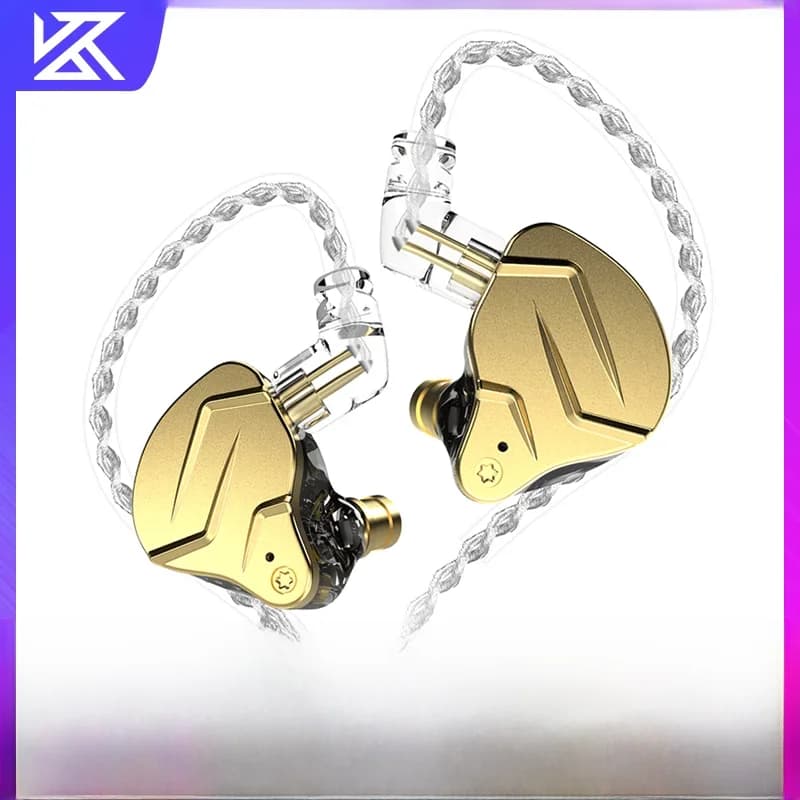 KZ ZSN Pro X écouteurs en métal 1BA + 1DD technologie hybride écouteurs HIFI dans l'oreille moniteur casque Sport suppression de bruit casque